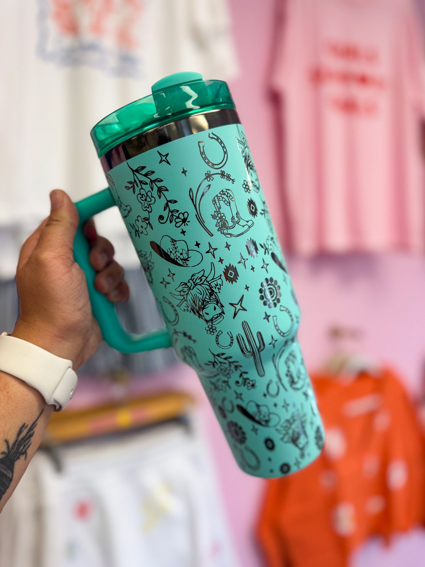 Western Cowgirl 40oz Tumbler