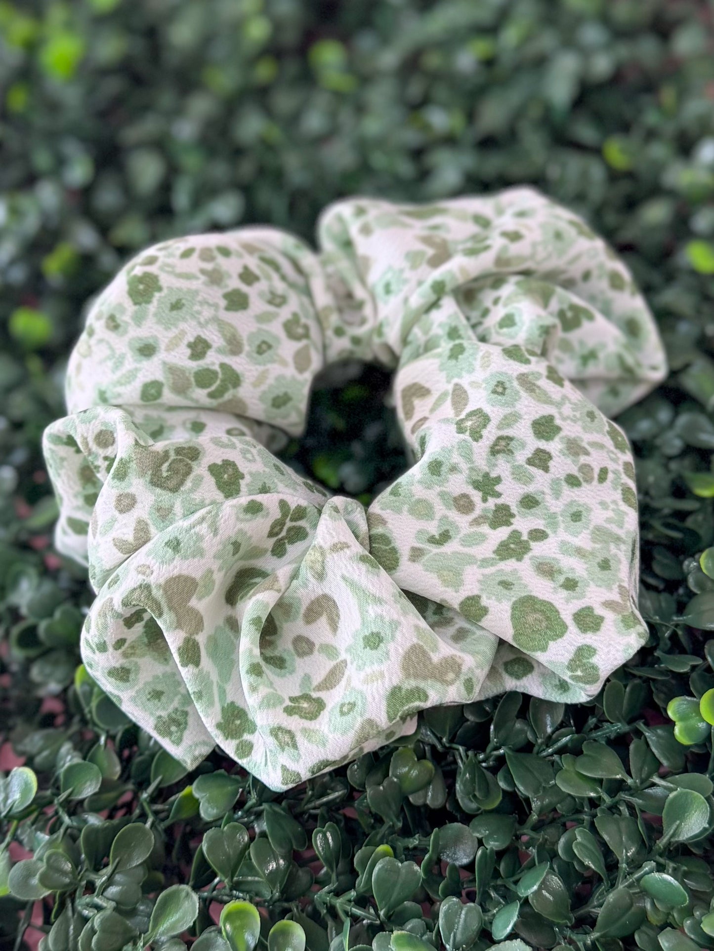 Cheetah Scrunchie