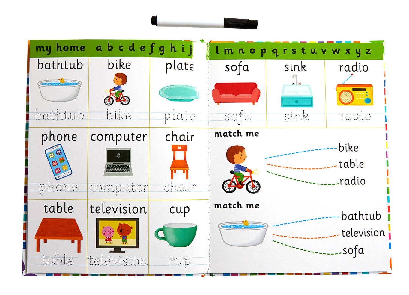 Let's Learn: First 100 Words (Write and Wipe)