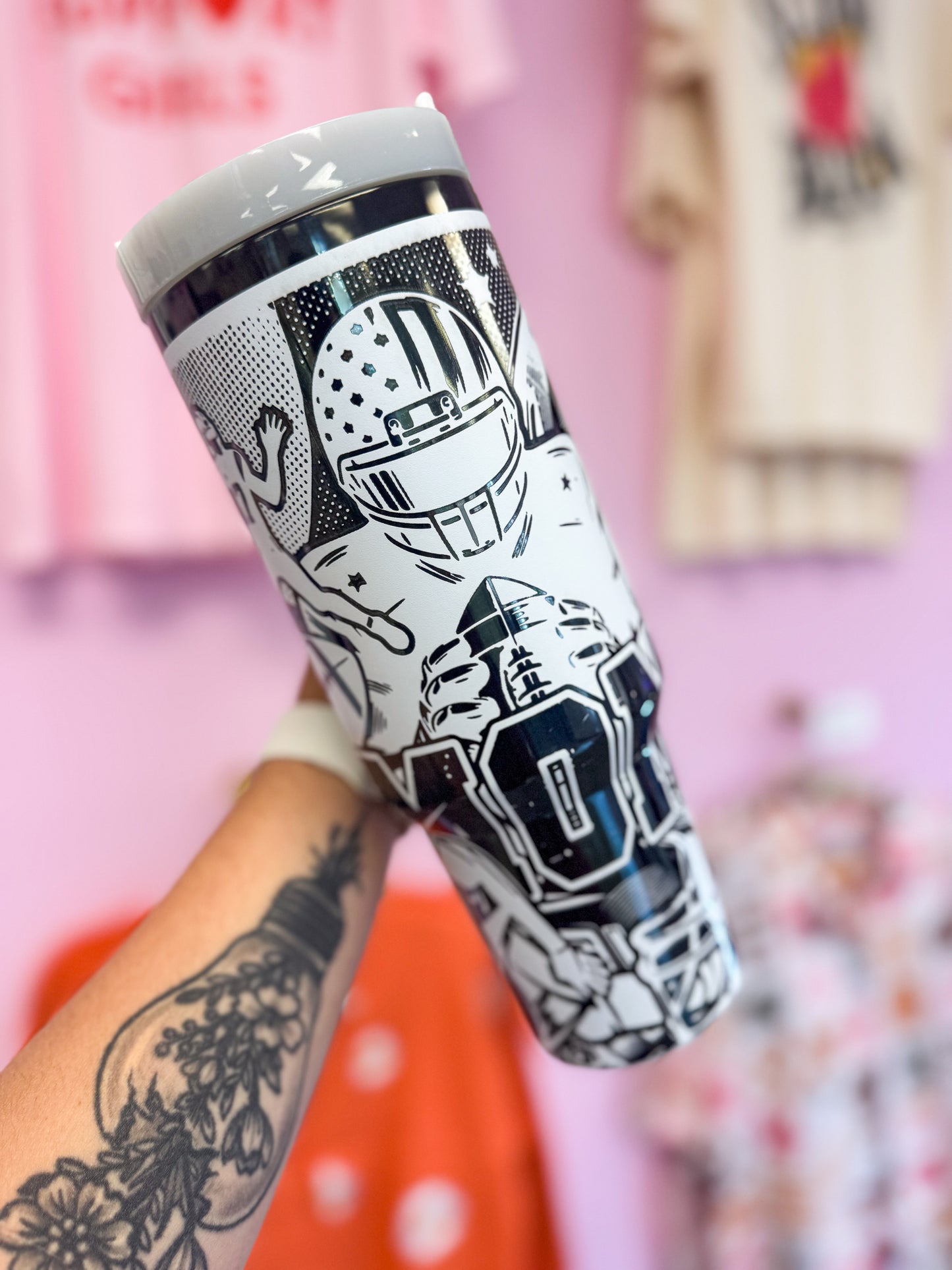 Football Mom 40oz Tumbler