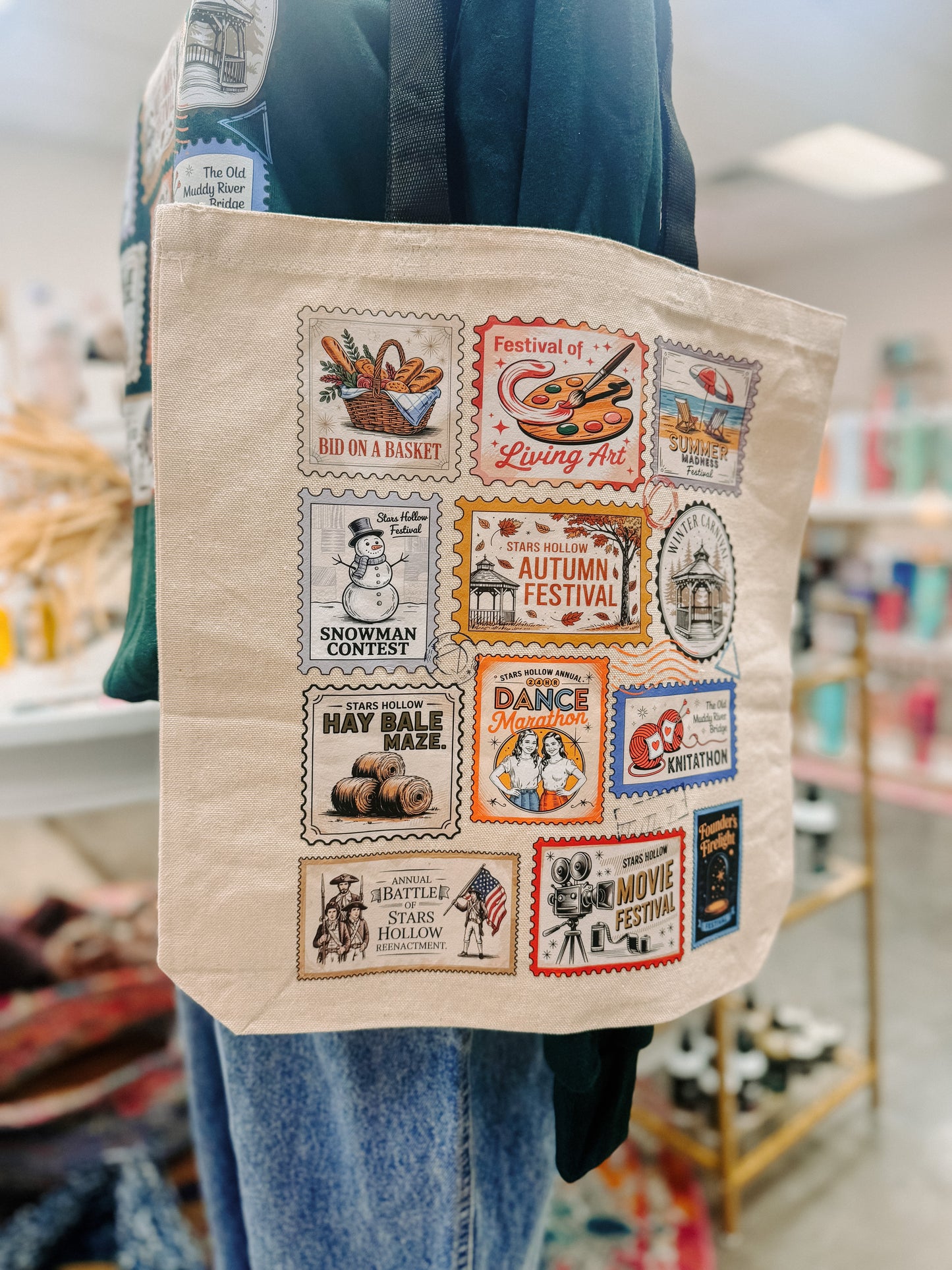 GG Festival Stamps Tote Bag