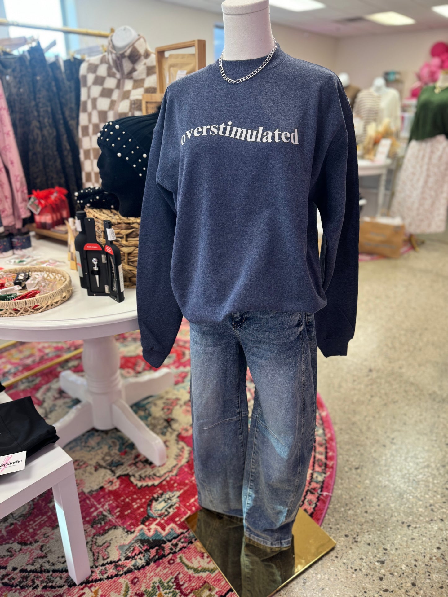 Overstimulated Crewneck Sweatshirt