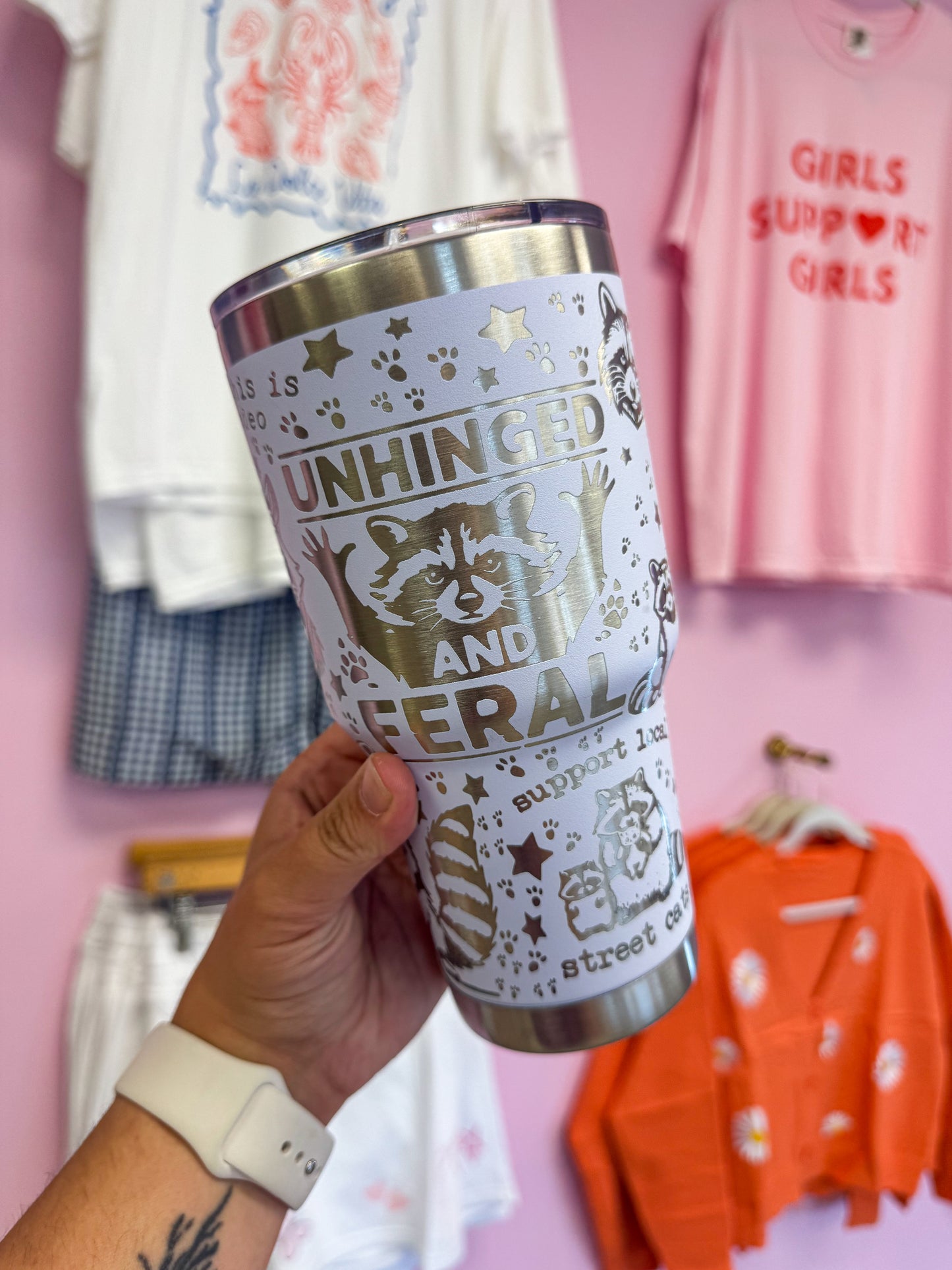 Unhinged & Feral 30oz Tumbler
