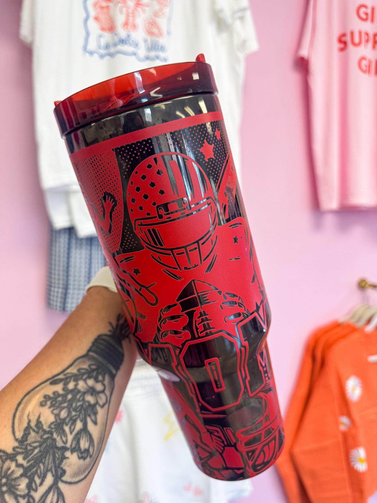 Football Mom 40oz Tumbler