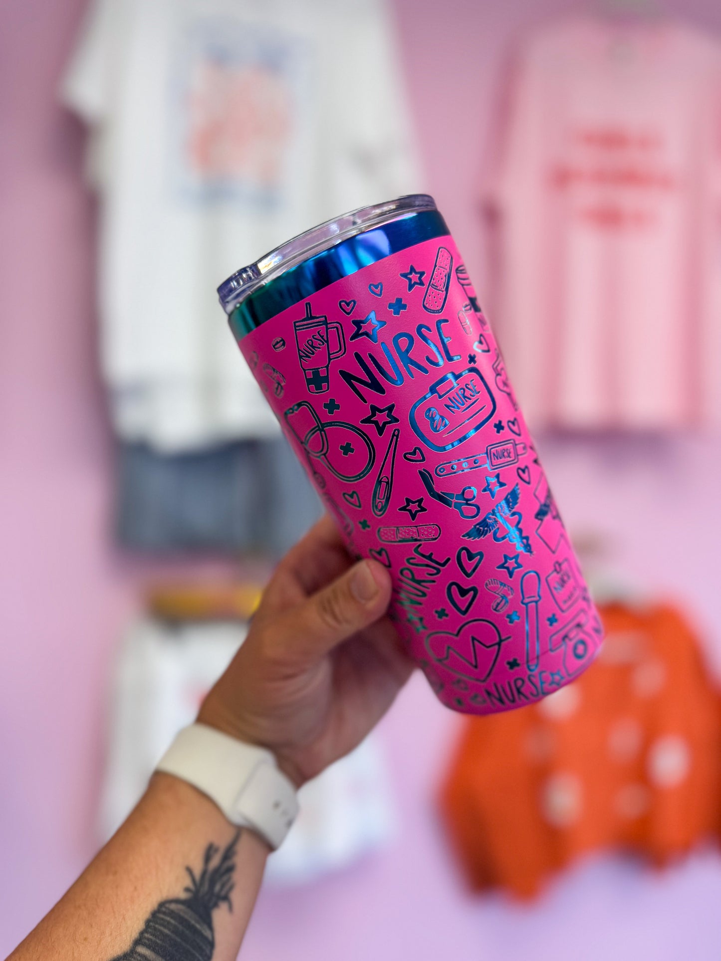 Nurse Theme 20oz Tumbler