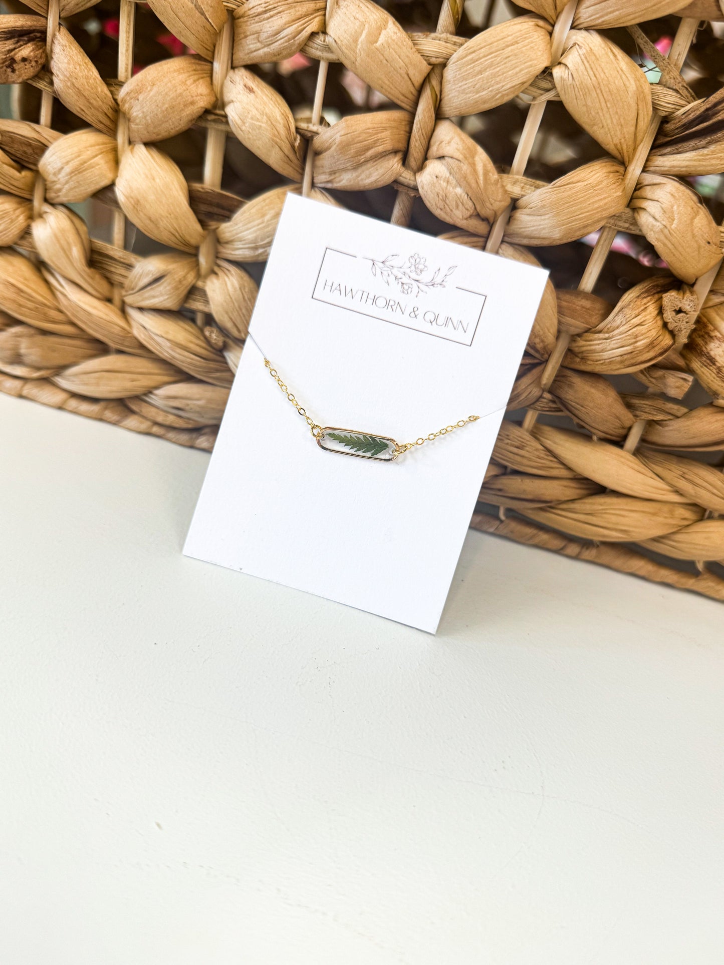Greenery Resin Bracelet