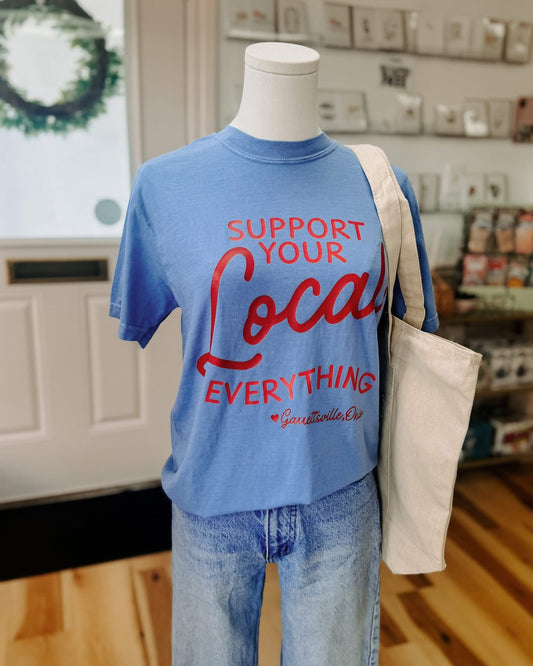 Support Your Local Everything Garrettsville Ohio T-Shirt