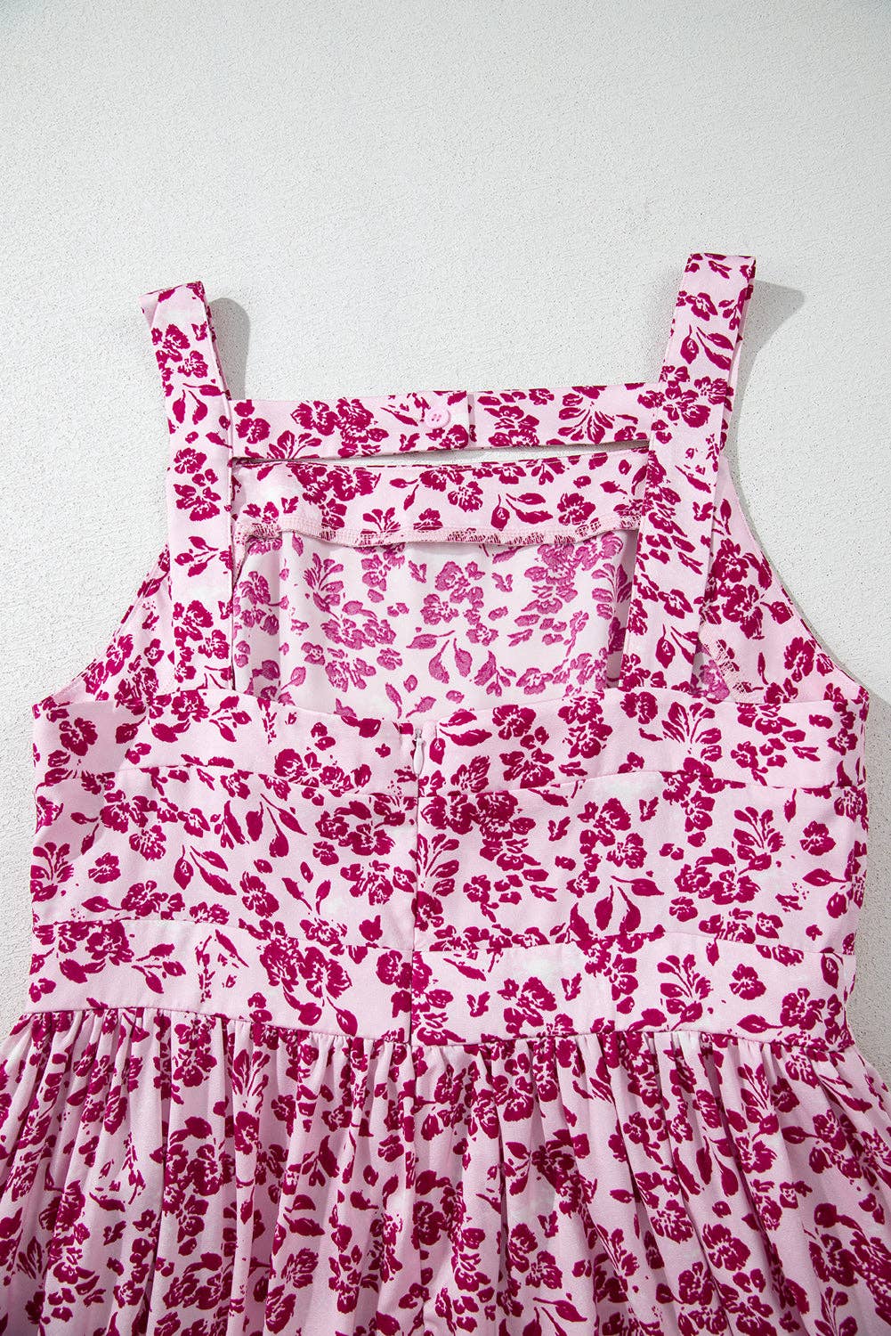 Pink Floral Maxi Dress
