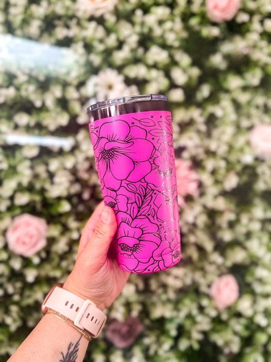 Floral Tumbler 16oz