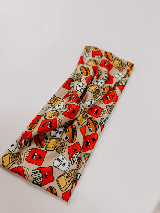 Burger & Fry Headband