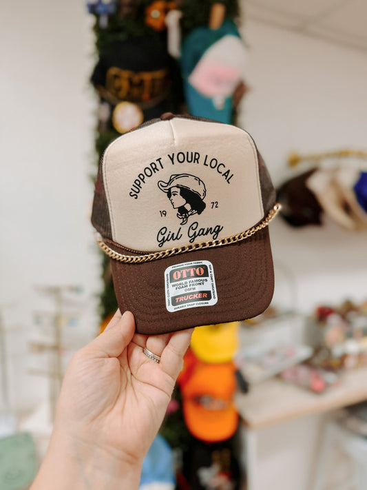 Support Your Local Girl Gang Trucker Hat