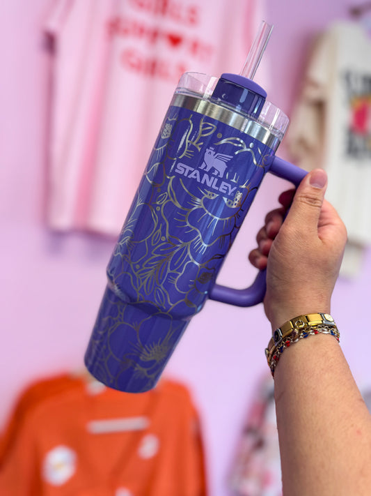 Floral Glitz 30oz Tumbler