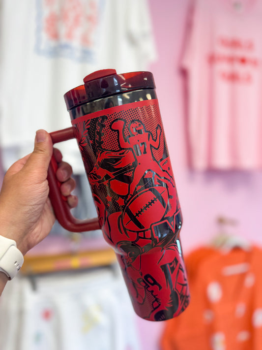 Football Mom 40oz Tumbler