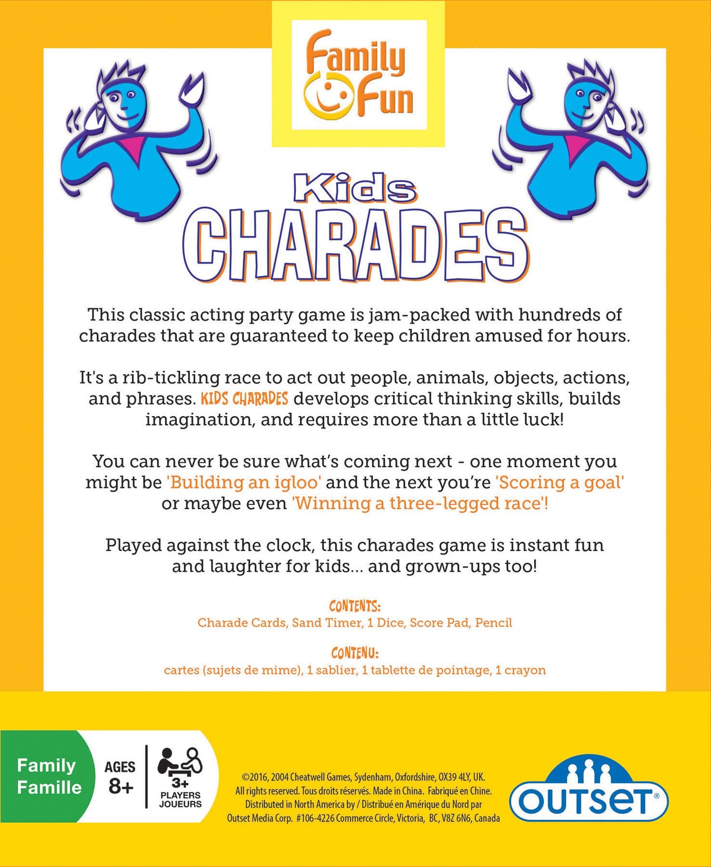 Kids Charades Board Game