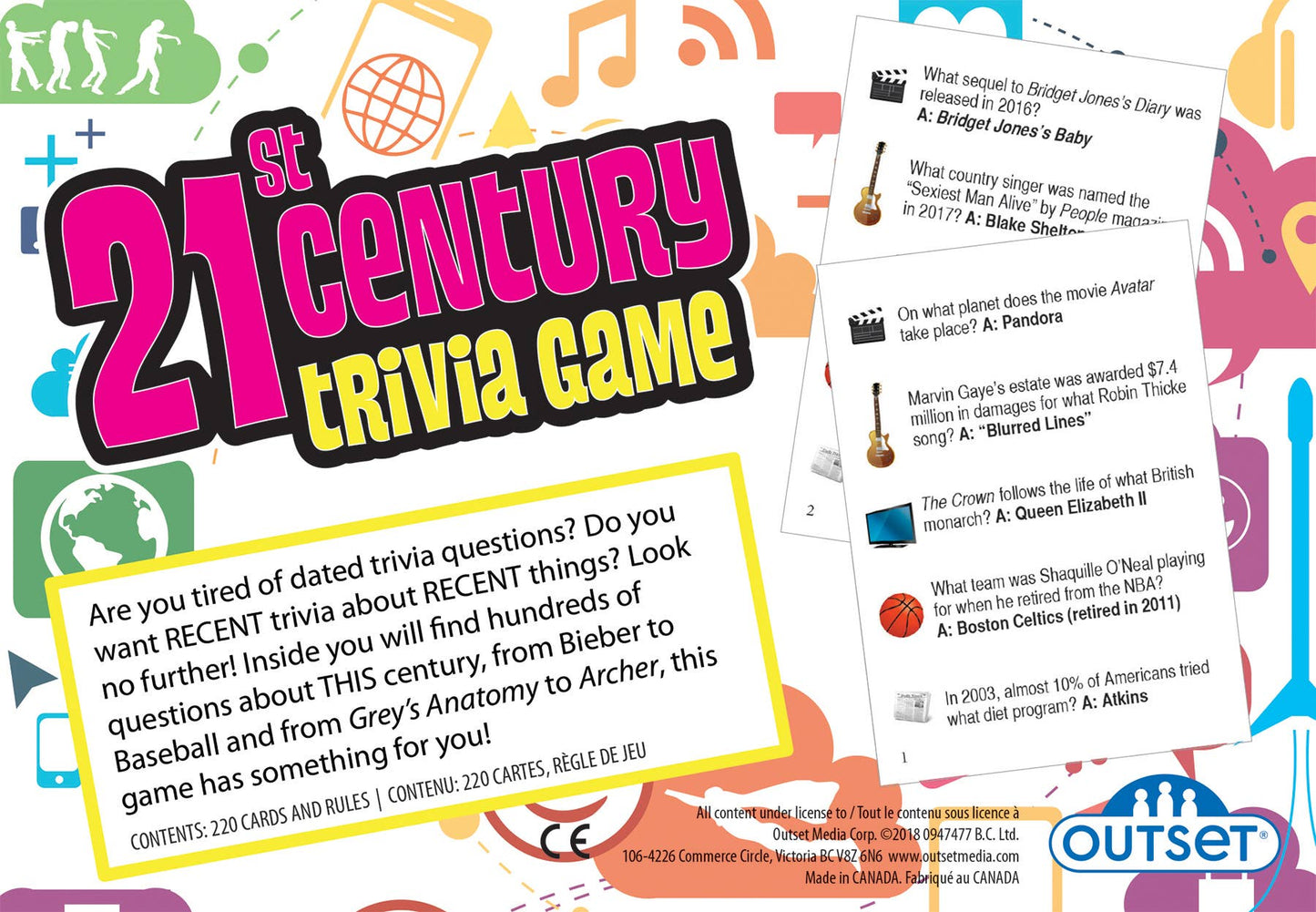 21st Century Trivia Card Game