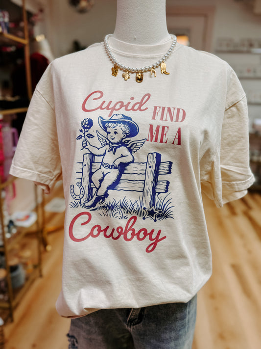 Cupid Find Me A Cowboy T-Shirt