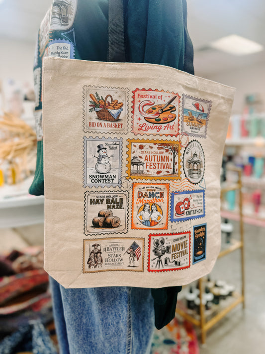 GG Festival Stamps Tote Bag