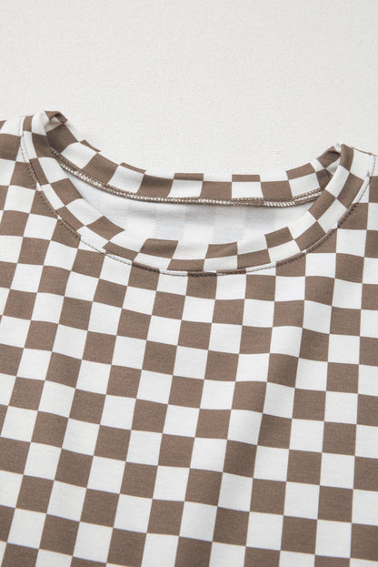 Butter Soft Checkered Lounge Set