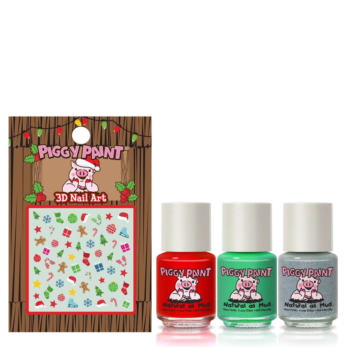 Santa’s Sweetie Gift Set- Kids Non-Toxic Nail Polish