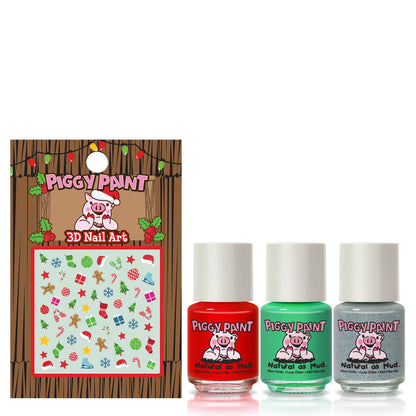 Santa’s Sweetie Gift Set- Kids Non-Toxic Nail Polish
