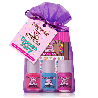 Unicorn Fairy Gift Set- Kids Non-Toxic Nail Polish