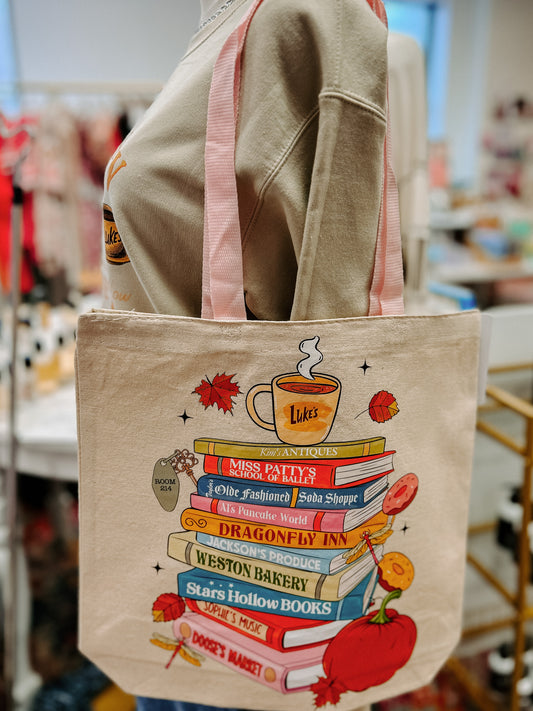 GG Book Stack Tote Bag