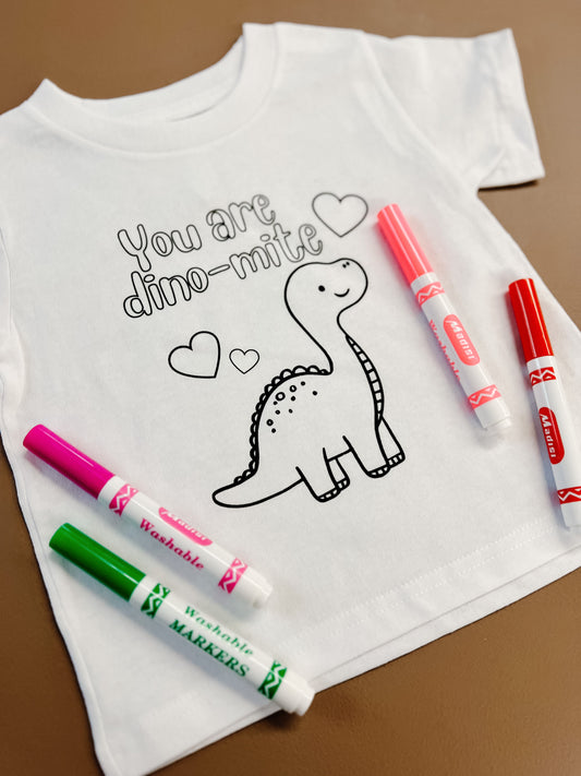 Valentine’s Day Coloring Tee