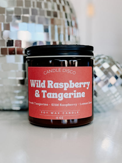 Wild Raspberry & Tangerine Candle