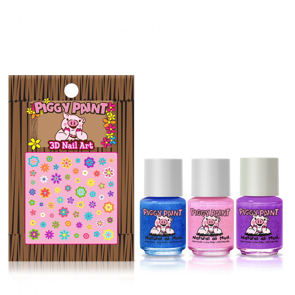 Shimmer & Sparkle Gift Set- Kids Non-Toxic Nail Polish