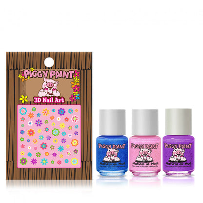 Shimmer & Sparkle Gift Set- Kids Non-Toxic Nail Polish
