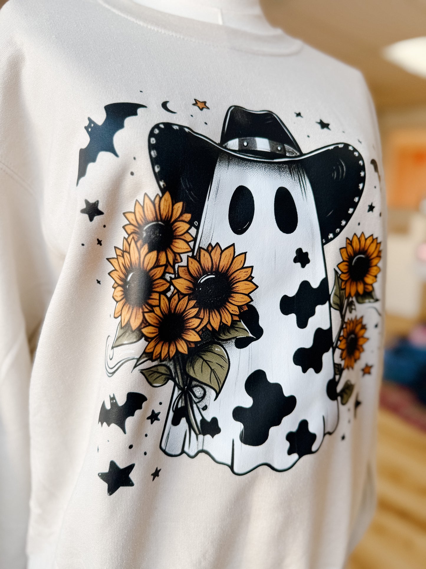 Western Cow Print Ghost