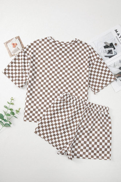 Butter Soft Checkered Lounge Set