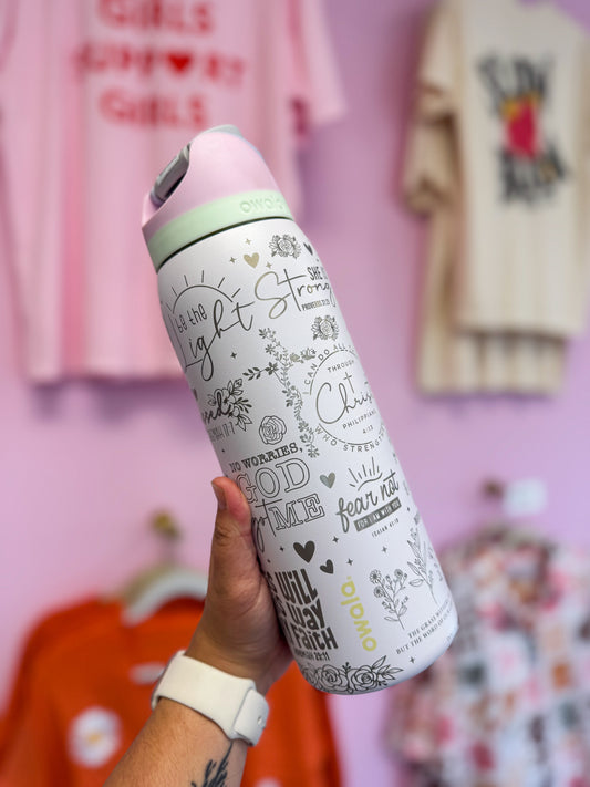 Religious 40oz Water Bottle