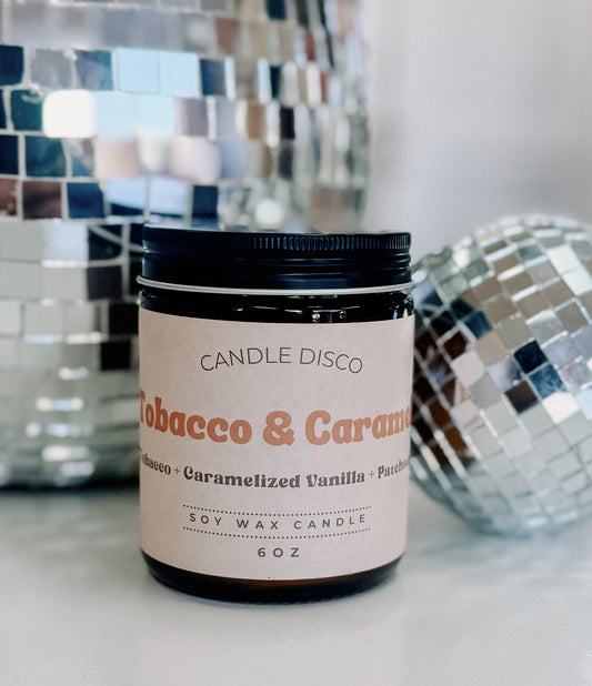 Tobacco & Caramel Candle