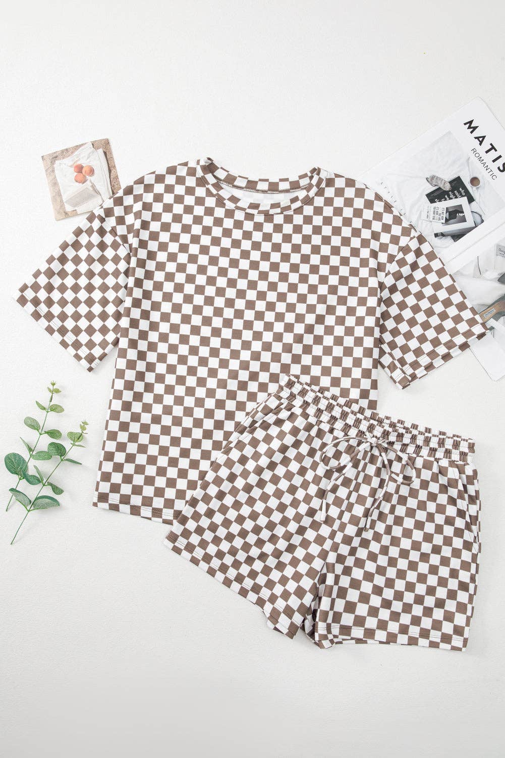 Butter Soft Checkered Lounge Set