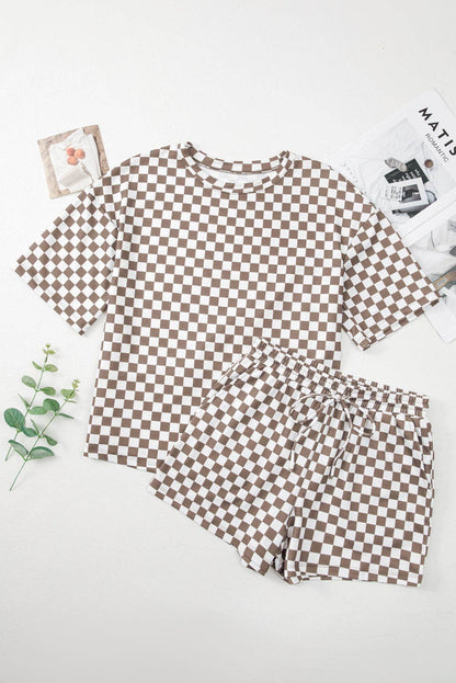 Butter Soft Checkered Lounge Set