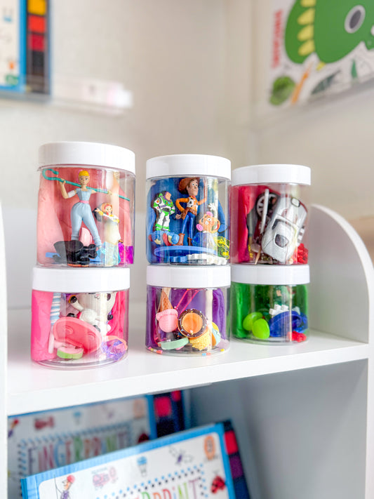 Sensory Play Dough Jar