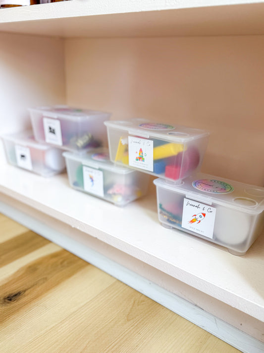Sensory Play Dough Bin