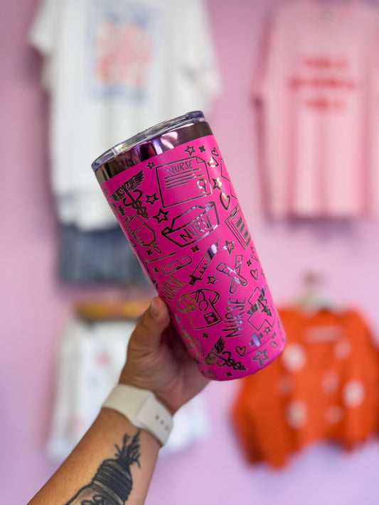 Nurse Theme 20oz Tumbler