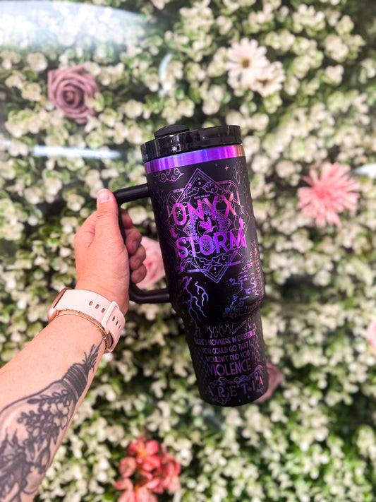 Onyx Storm Tumbler 40oz