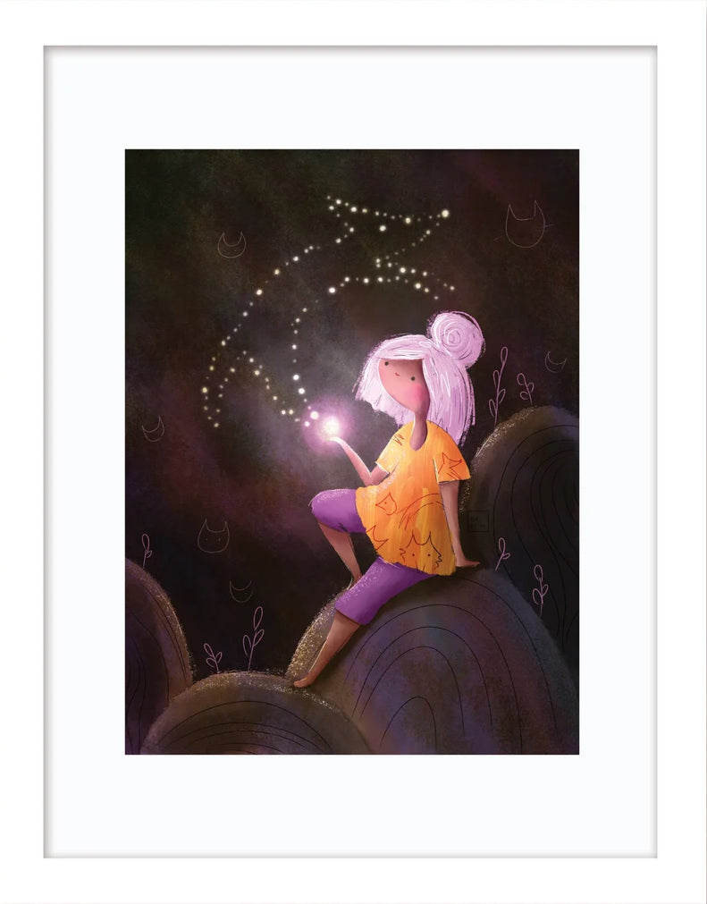 Sailed Among The Stars Art Print