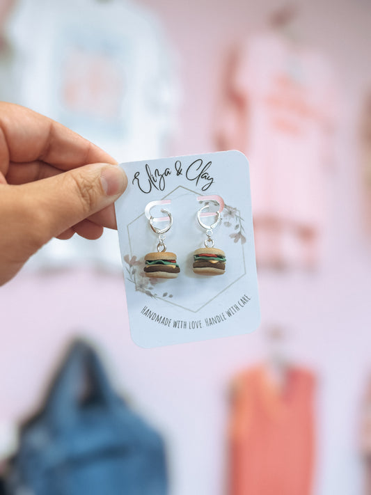 Hamburger Earring Dangles