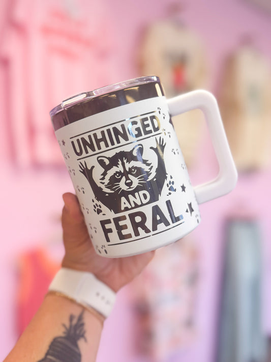 Stay Trashy Raccoon 14oz Mug