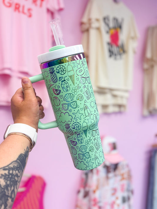 Beach Tumbler 40oz