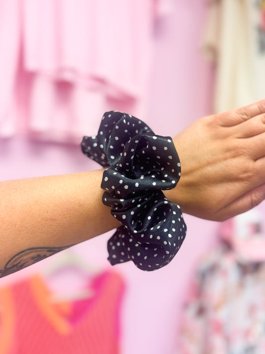 Polkadot Hair Scrunchie