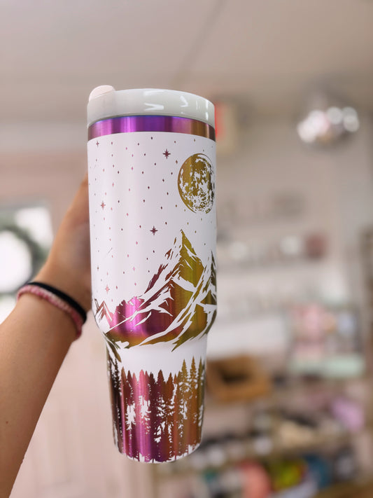 Mountain Scene Tumbler
