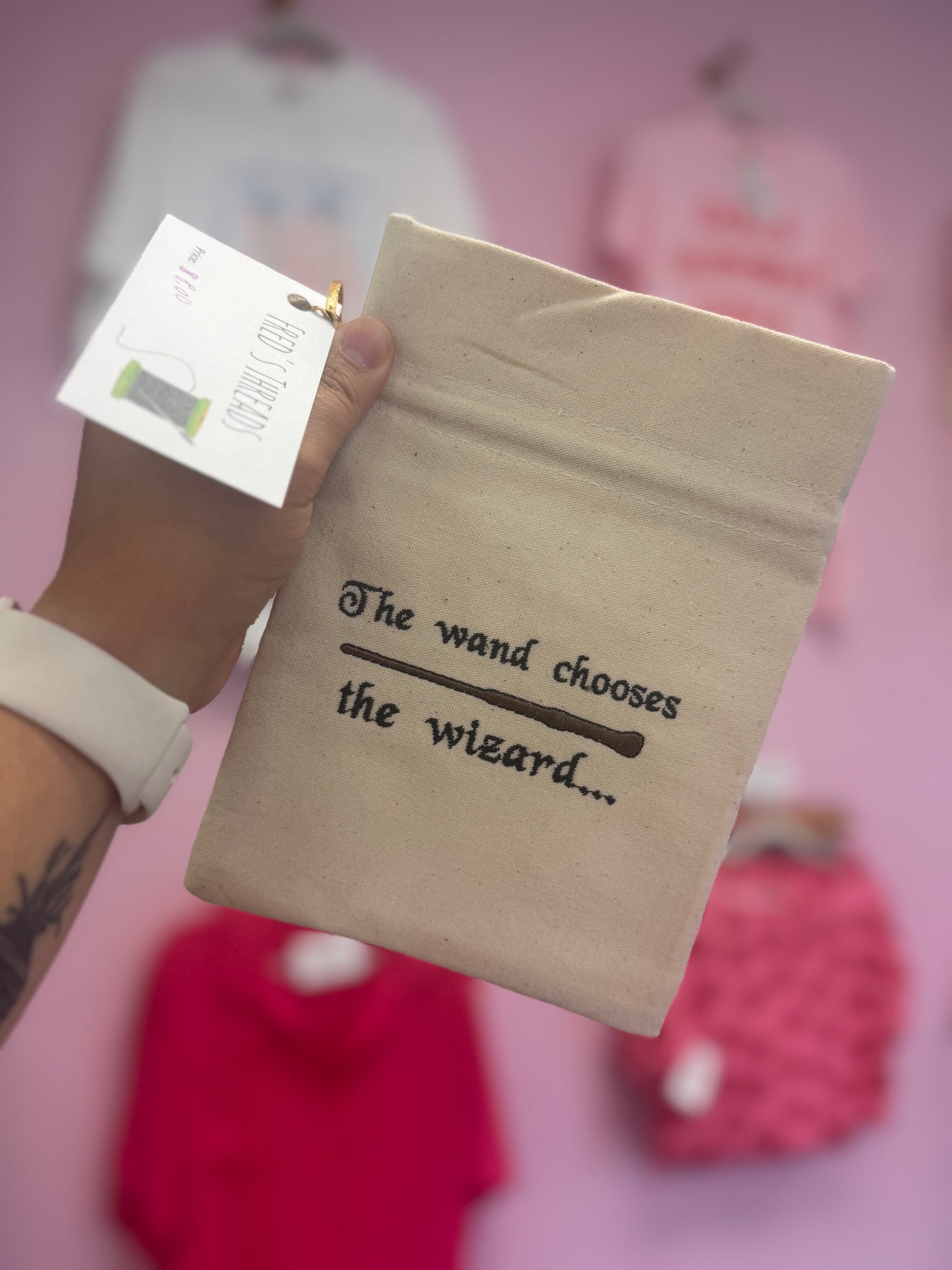 Wizard Themed Canvas Gift Pouches