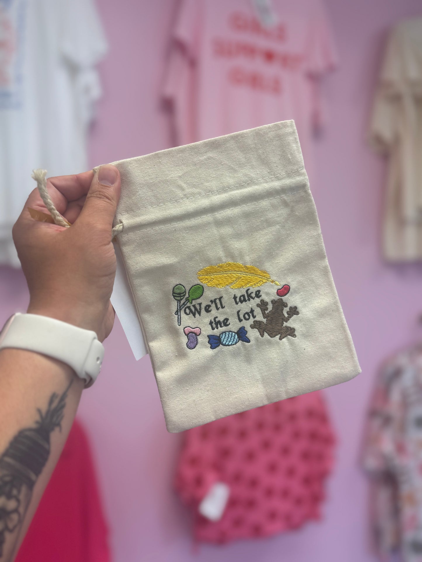 Wizard Themed Canvas Gift Pouches