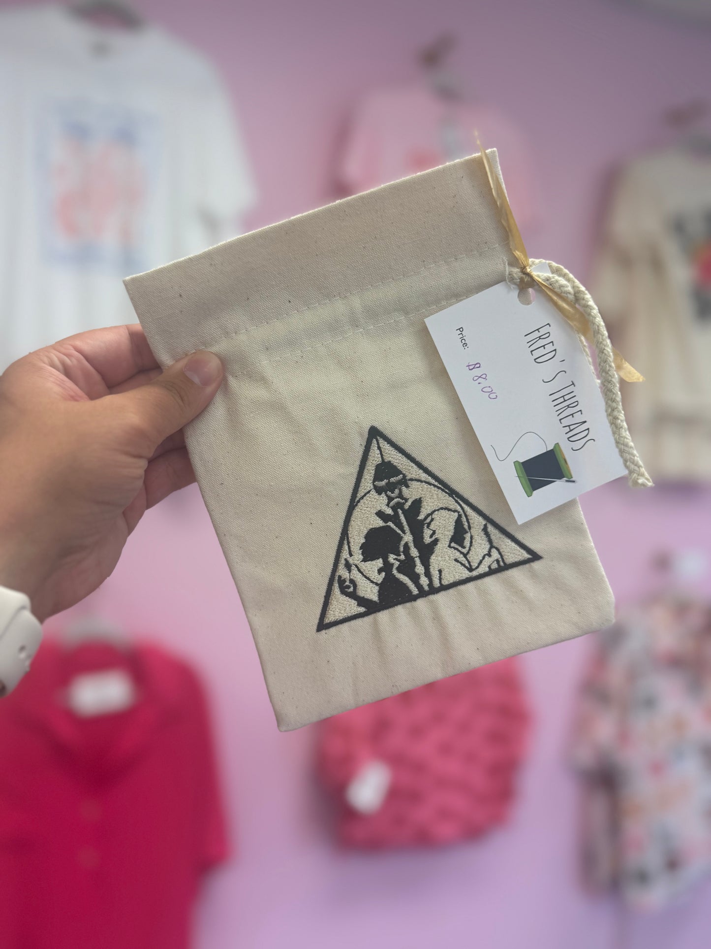 Wizard Themed Canvas Gift Pouches
