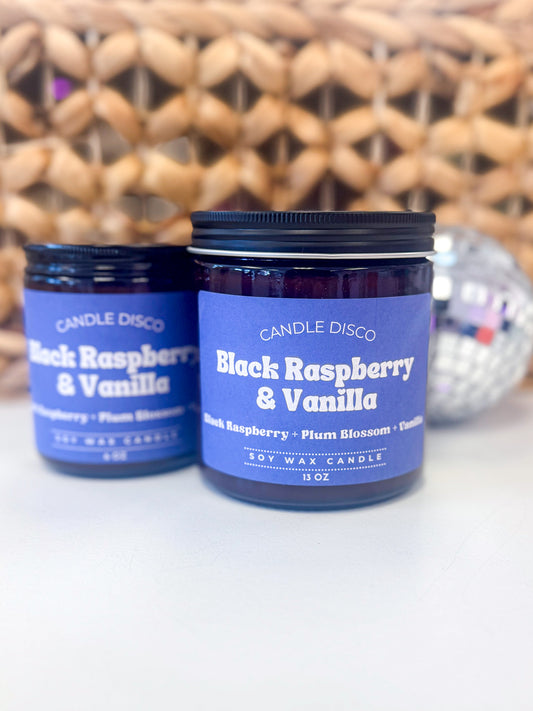 Black Raspberry & Vanilla Candle
